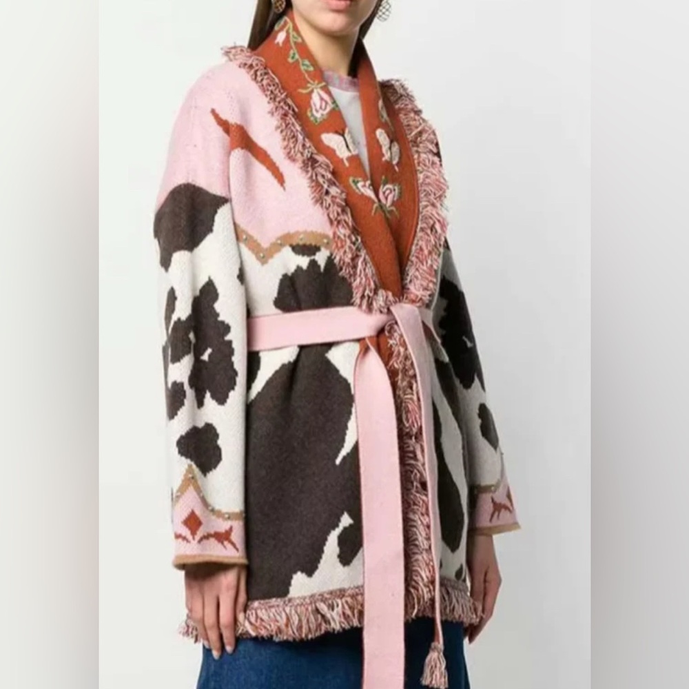 Anthropologie Elliot Fringe Cardigan, MED - Picture 5 of 11